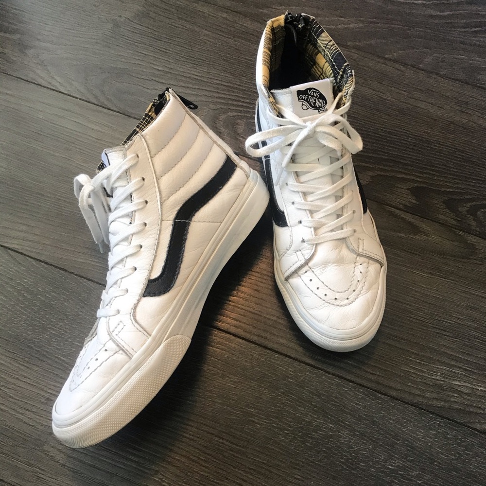 ⭐️ Vintage Leather Van High Top Women 6
